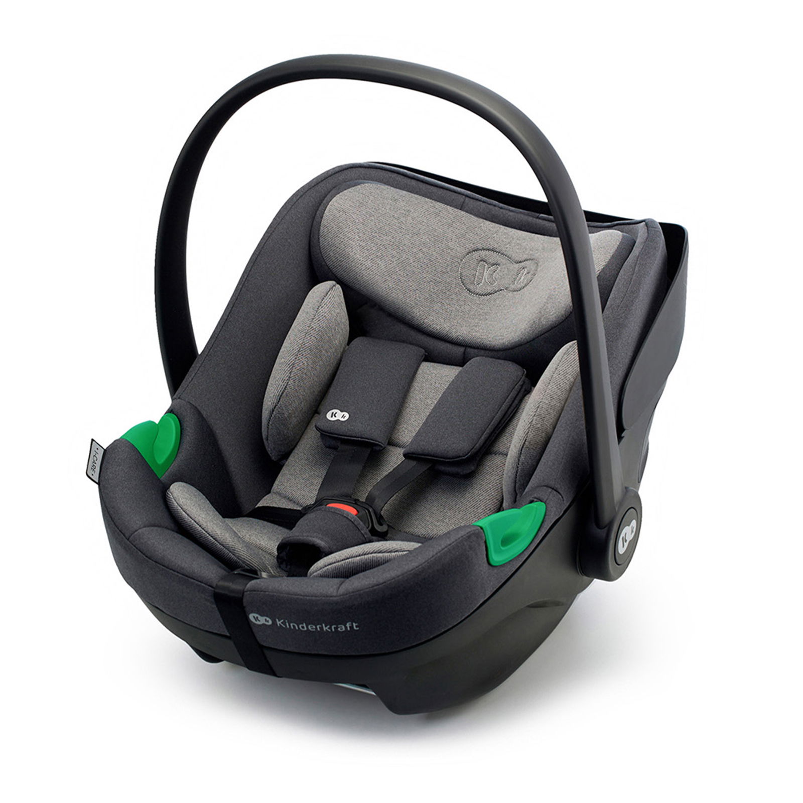 Kinderkraft I-CARE i-Size Babyschale Cool Grey