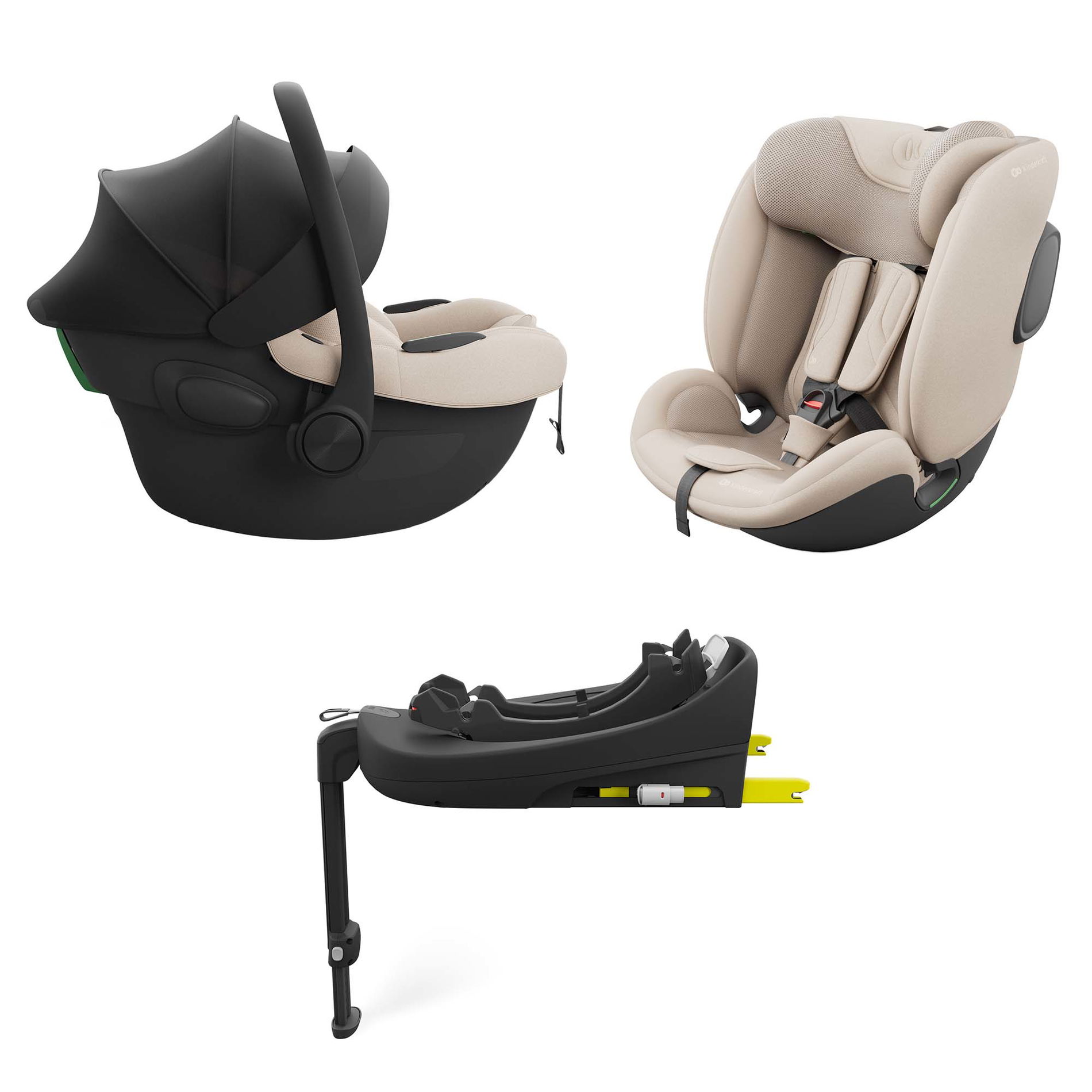 Kinderkraft ENDURA SAFE Kindersitz 3in1 Set Beige