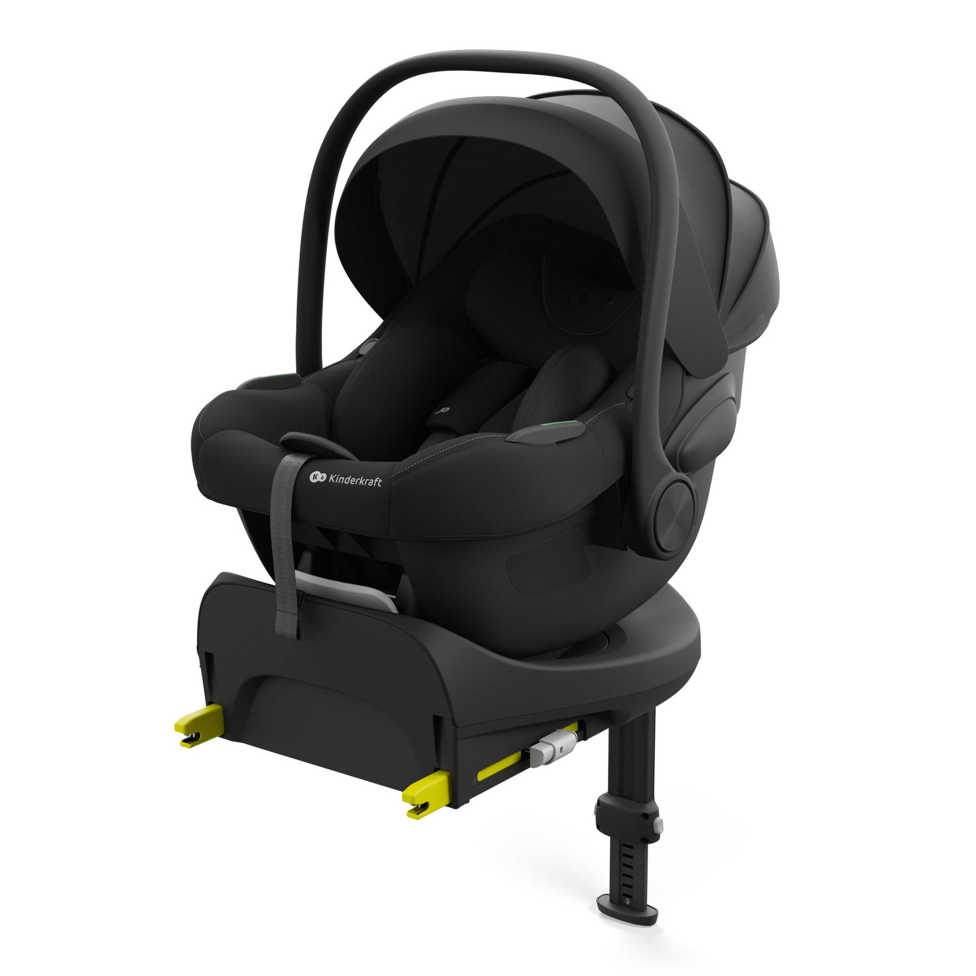 Kinderkraft I-LITE Babyschale Black mit ENDURA SAFE FX Base