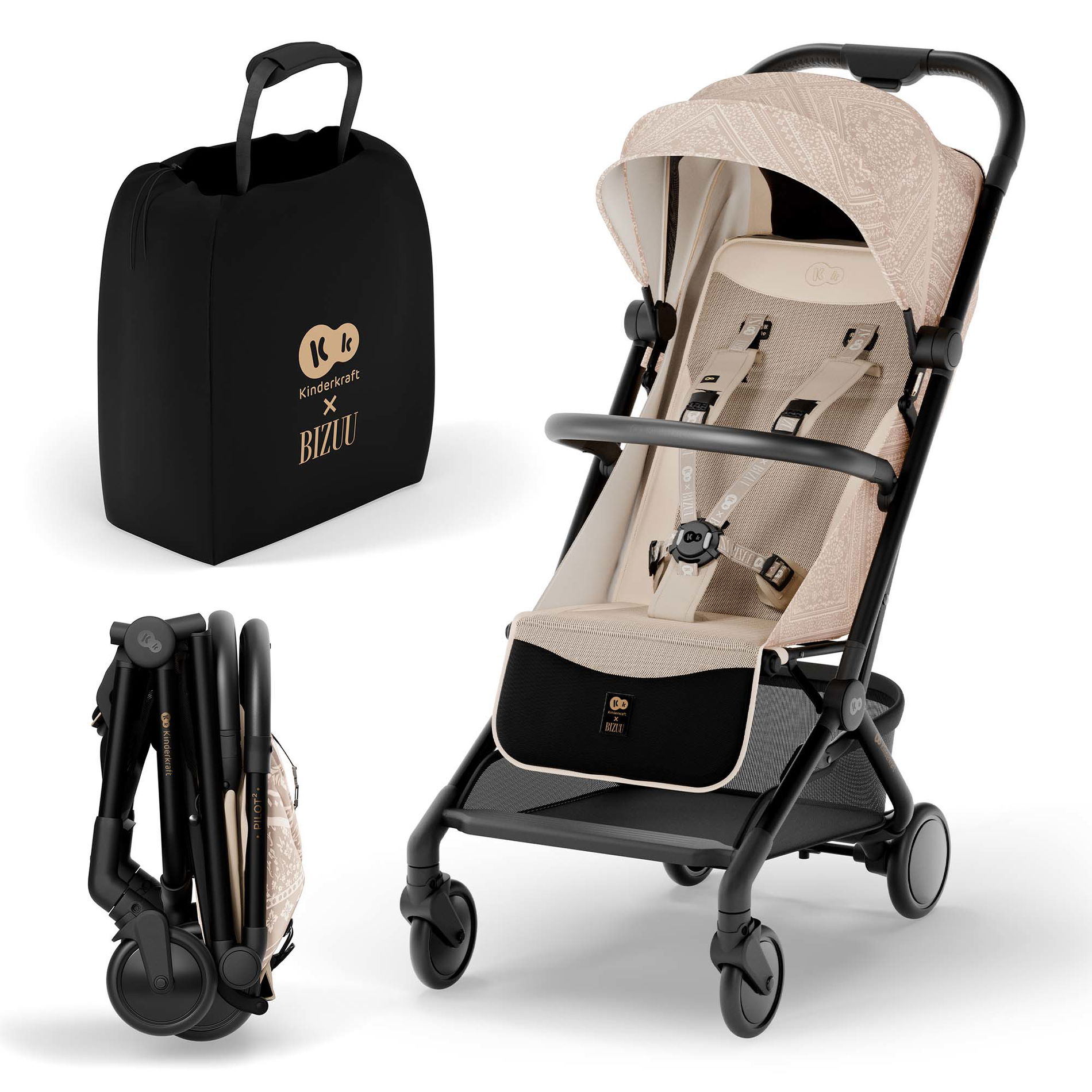 Kinderkraft PILOT 2 Buggy Dune Whisper