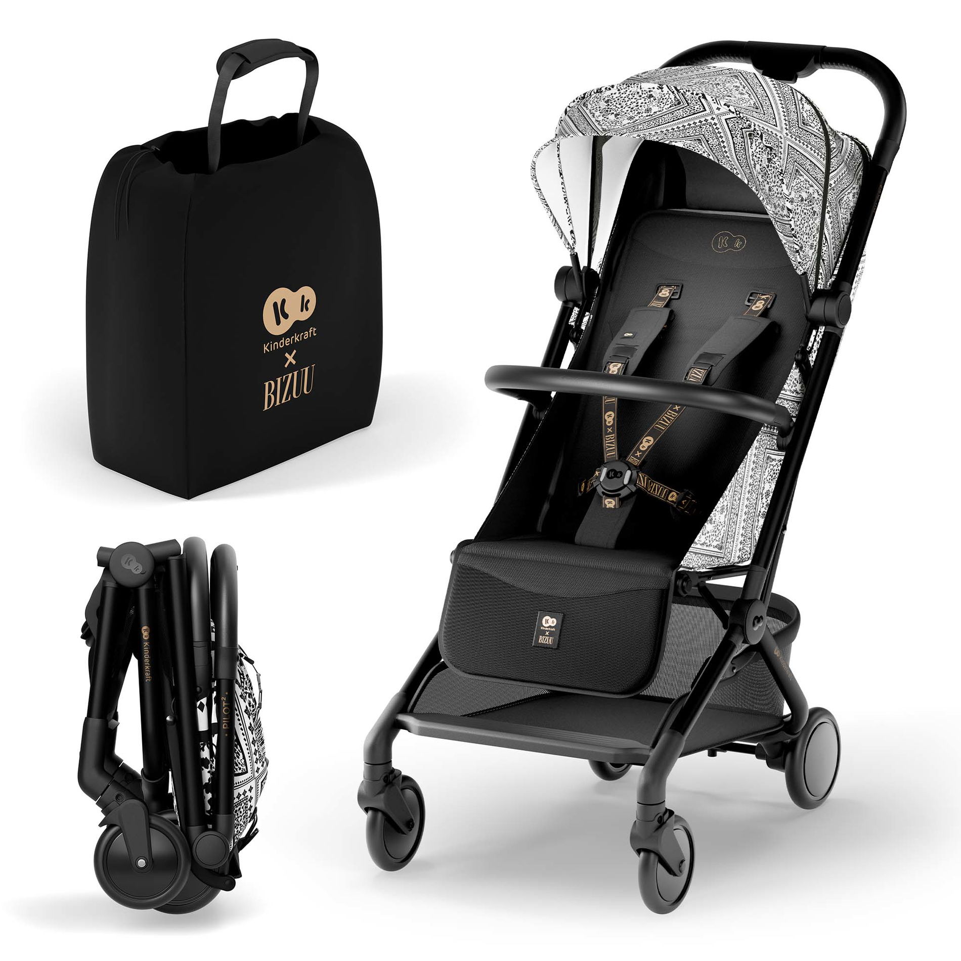 Kinderkraft PILOT 2 Buggy Lunar Black