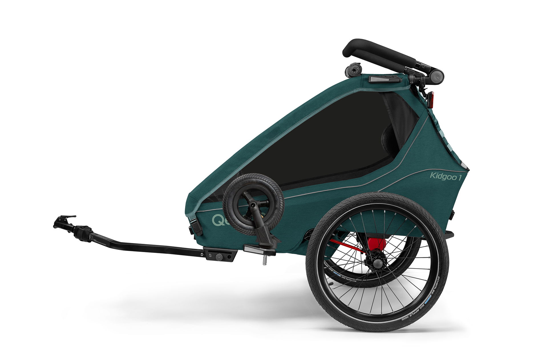 Qeridoo Kidgoo 1 Fahrradanhänger Pacific Blue