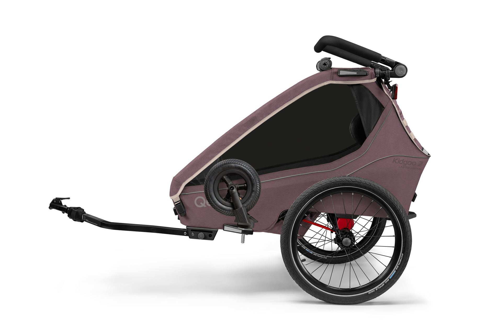 Qeridoo Kidgoo 2 Fahrradanhänger Wildberry Violet