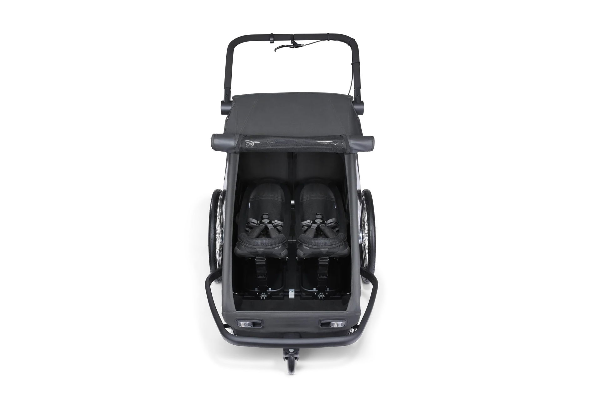Croozer Kid Yuuna Fahrradanhänger Set Zweisitzer Baby