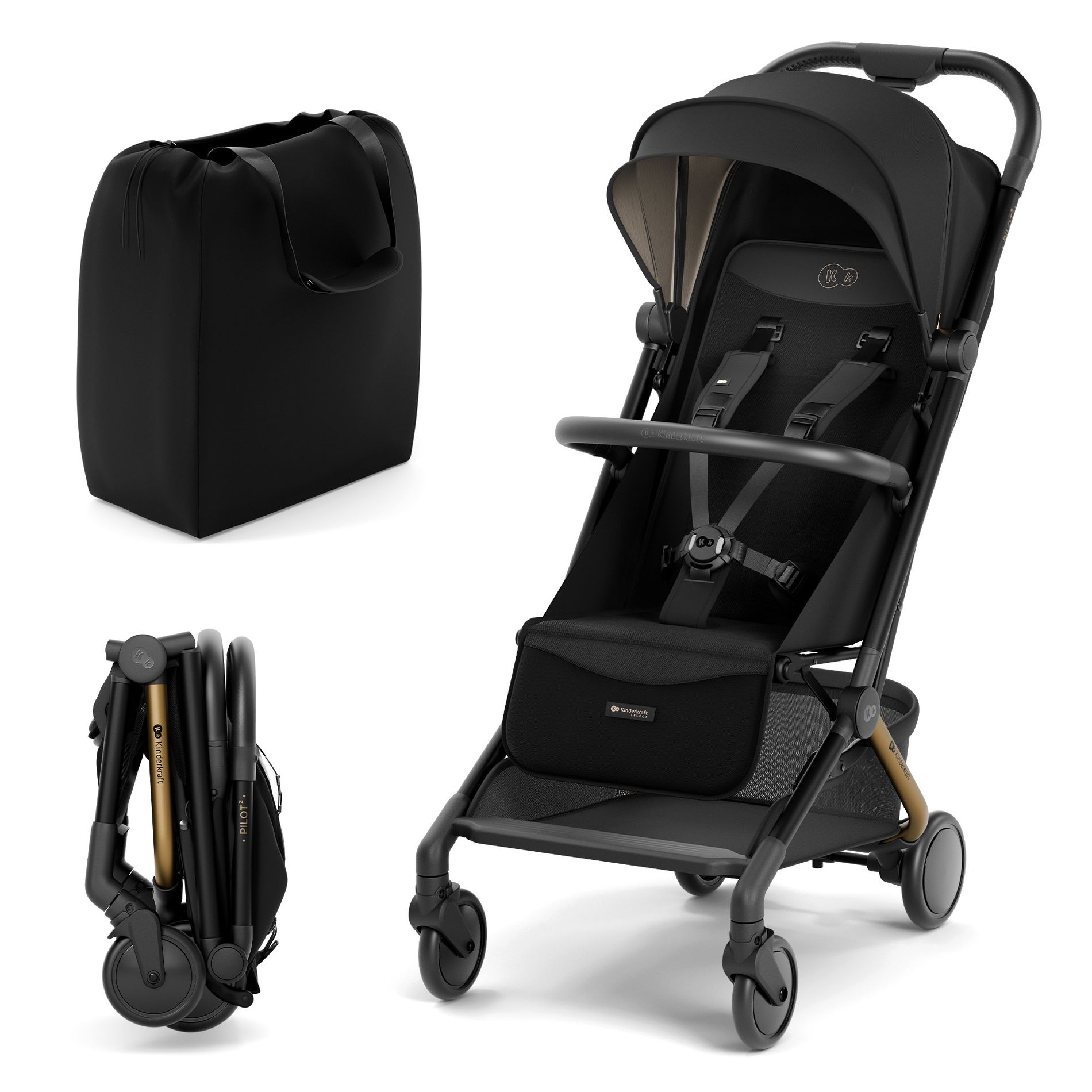 Kinderkraft PILOT 2 Buggy Midnight Black