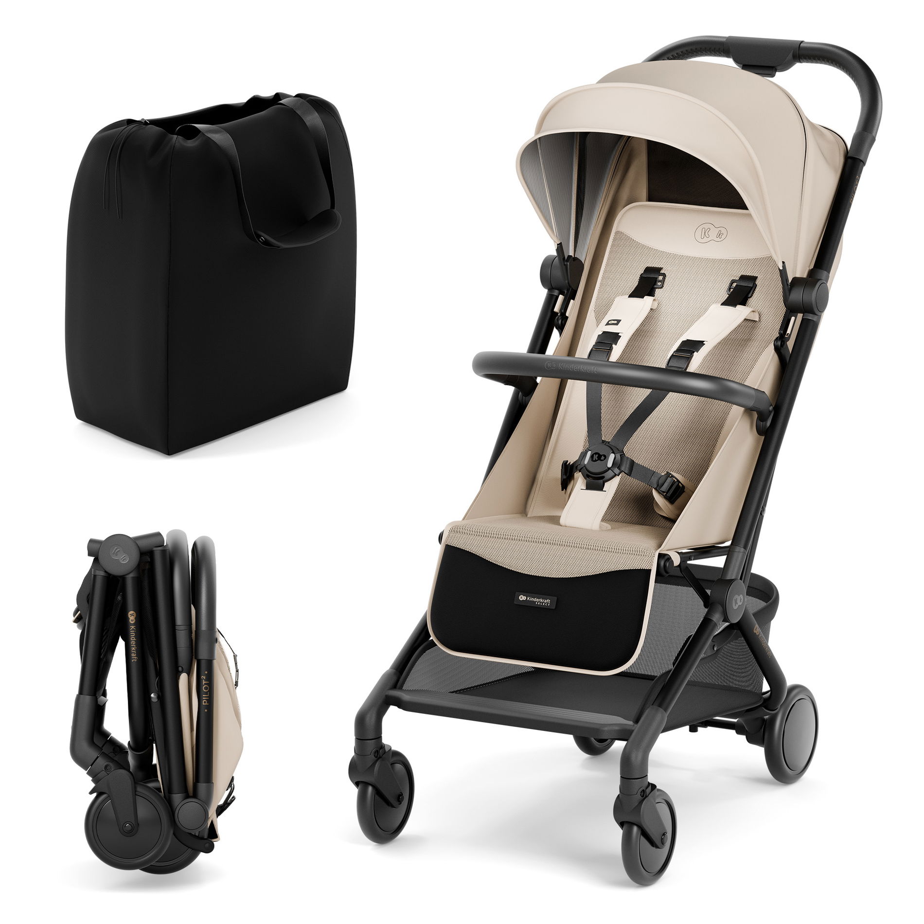 Kinderkraft PILOT 2 Buggy Beige