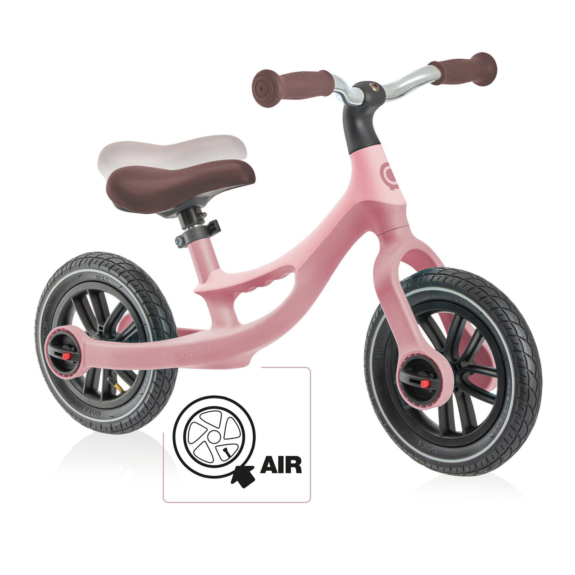 GLOBBER GO BIKE ELITE AIR pastellrosa
