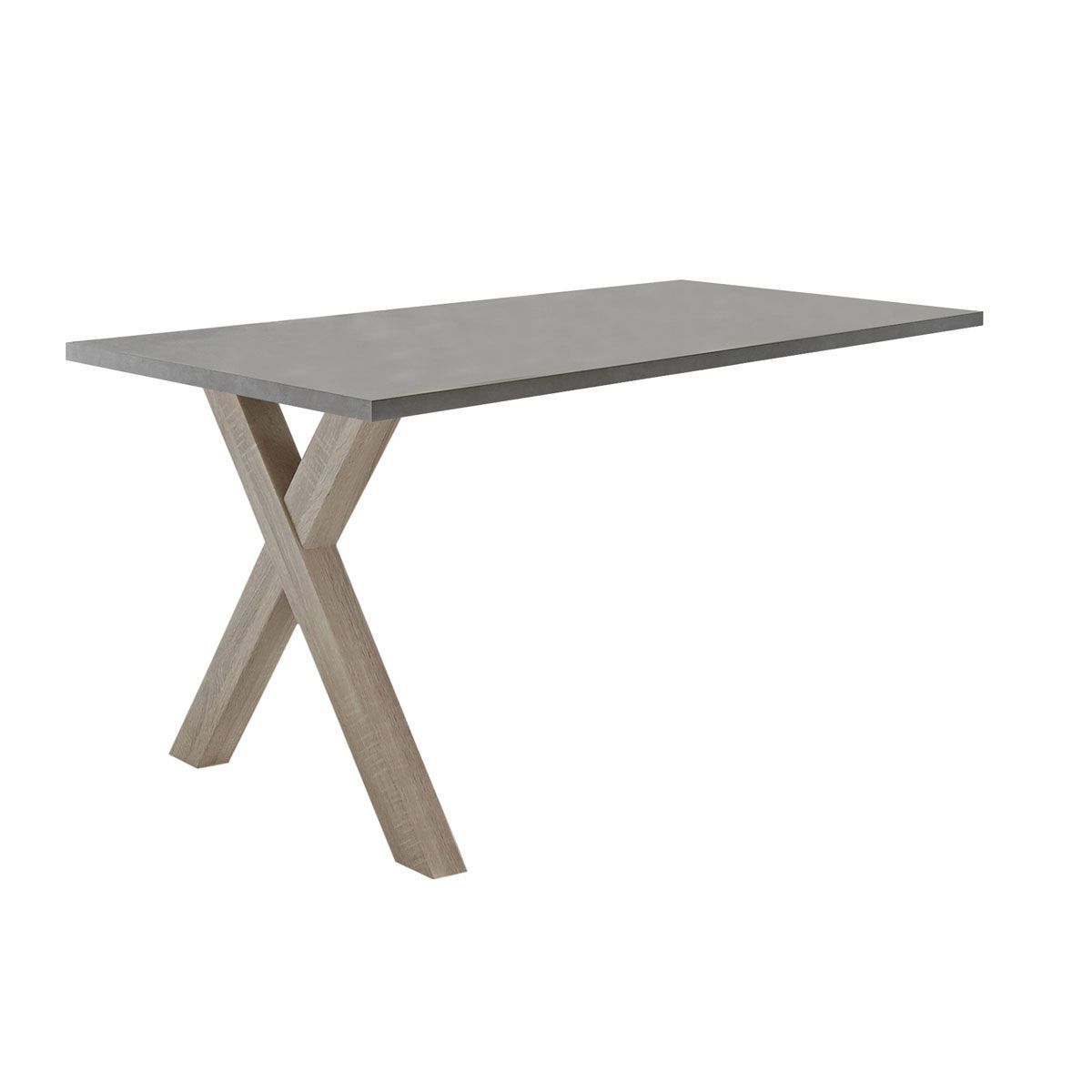 Mäusbacher Mister Office Schreibtisch-Ansatz X 160 Gestell eiche sägerau | zum Toppreis