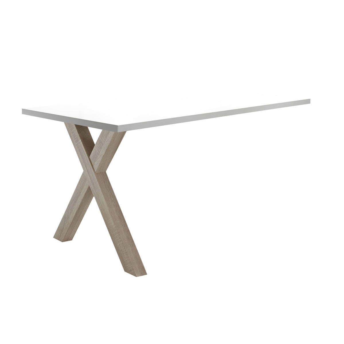 Mäusbacher Mister Office Schreibtisch-Ansatz X 140 Gestell eiche sägerau | zum Toppreis