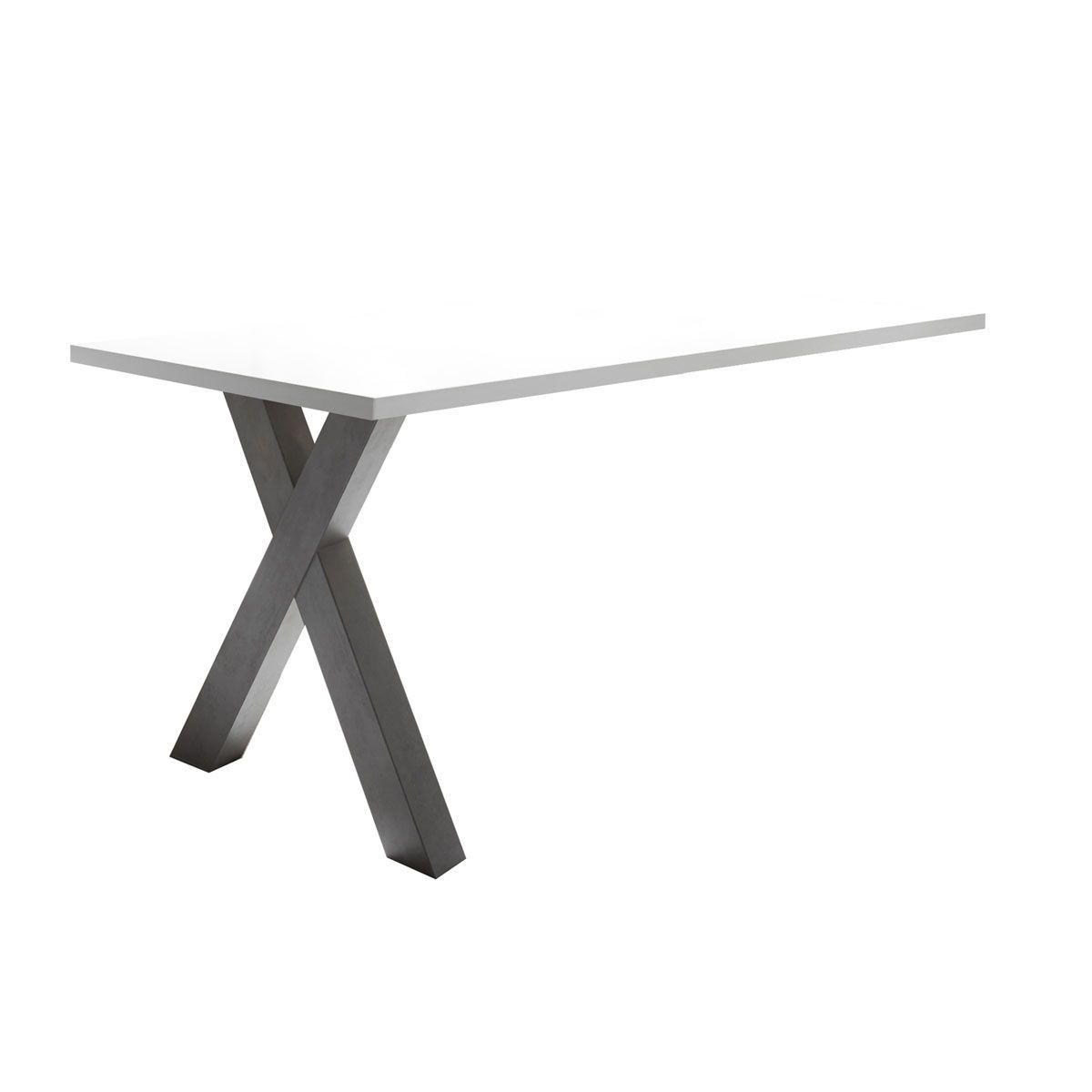 Mäusbacher Mister Office Schreibtisch-Ansatz X 140 Gestell graphit | zum Toppreis