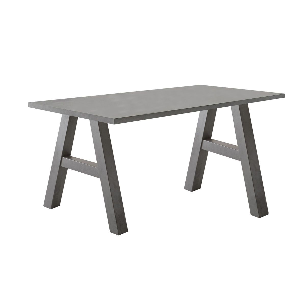 Mäusbacher Mister Office Schreibtisch A 140 Gestell graphit | zum Toppreis