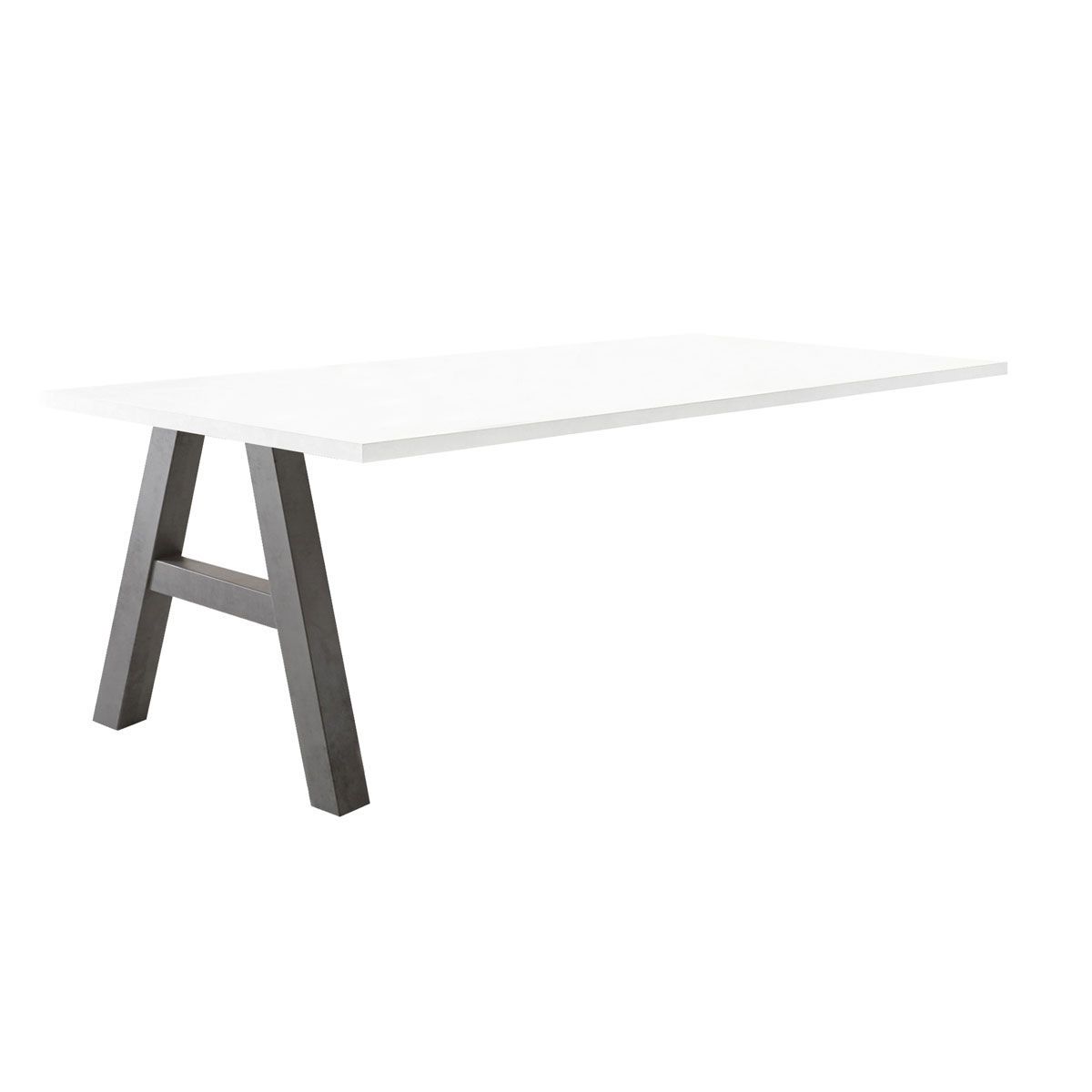 Mäusbacher Mister Office Schreibtisch-Ansatz A 160 Gestell graphit | zum Toppreis