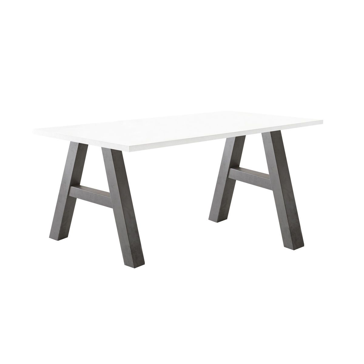 Mäusbacher Mister Office Schreibtisch A 160 Gestell graphit | zum Toppreis