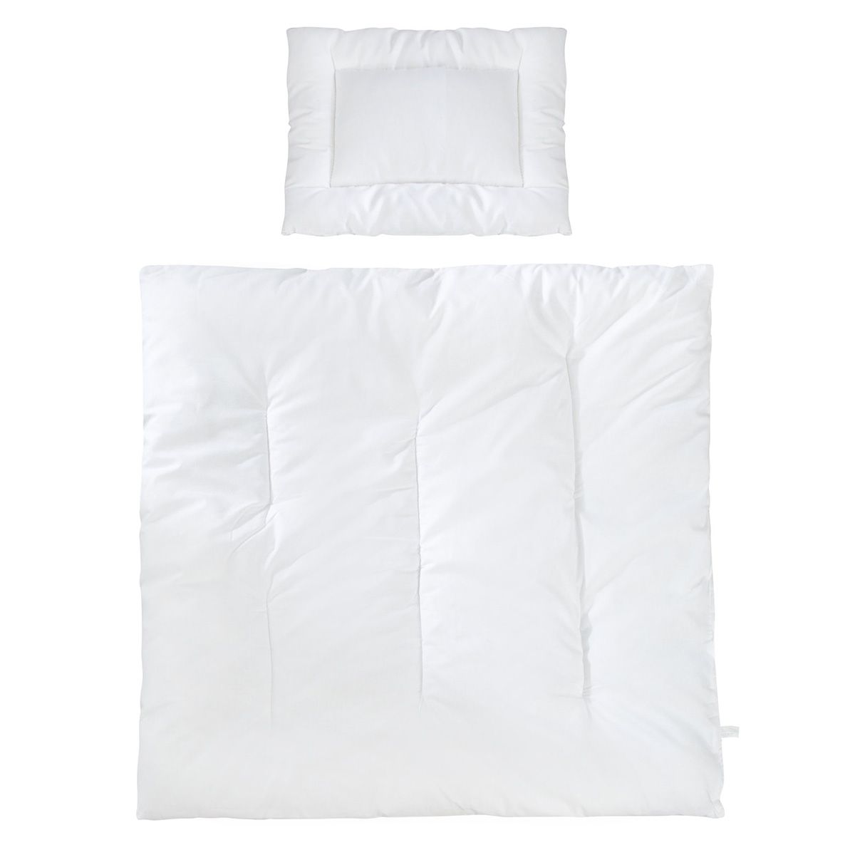 Roba Wiegen-Bettset Inlett Decke 80 x 80 cm und Kissen 40 x 35 cm