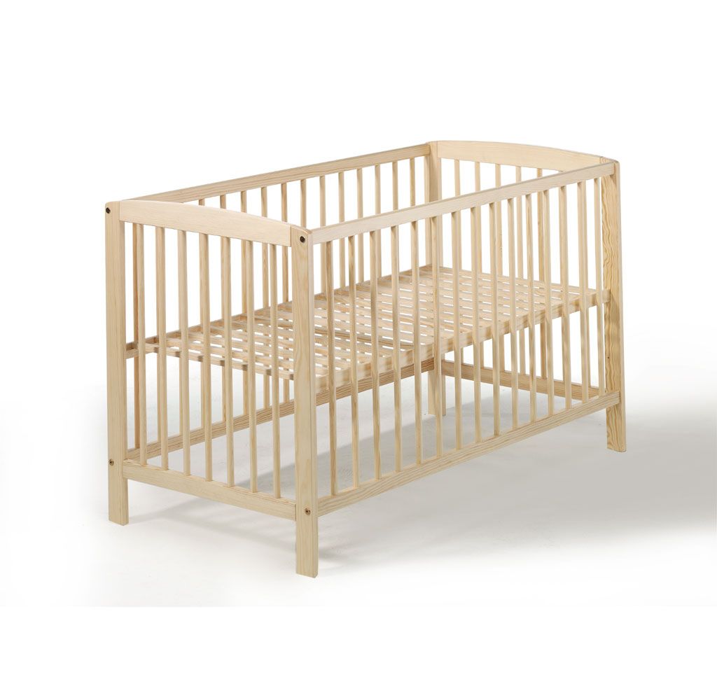Schardt Felix Kinderbett Kiefer natur 60x120 cm 4 Seiten gestäbt