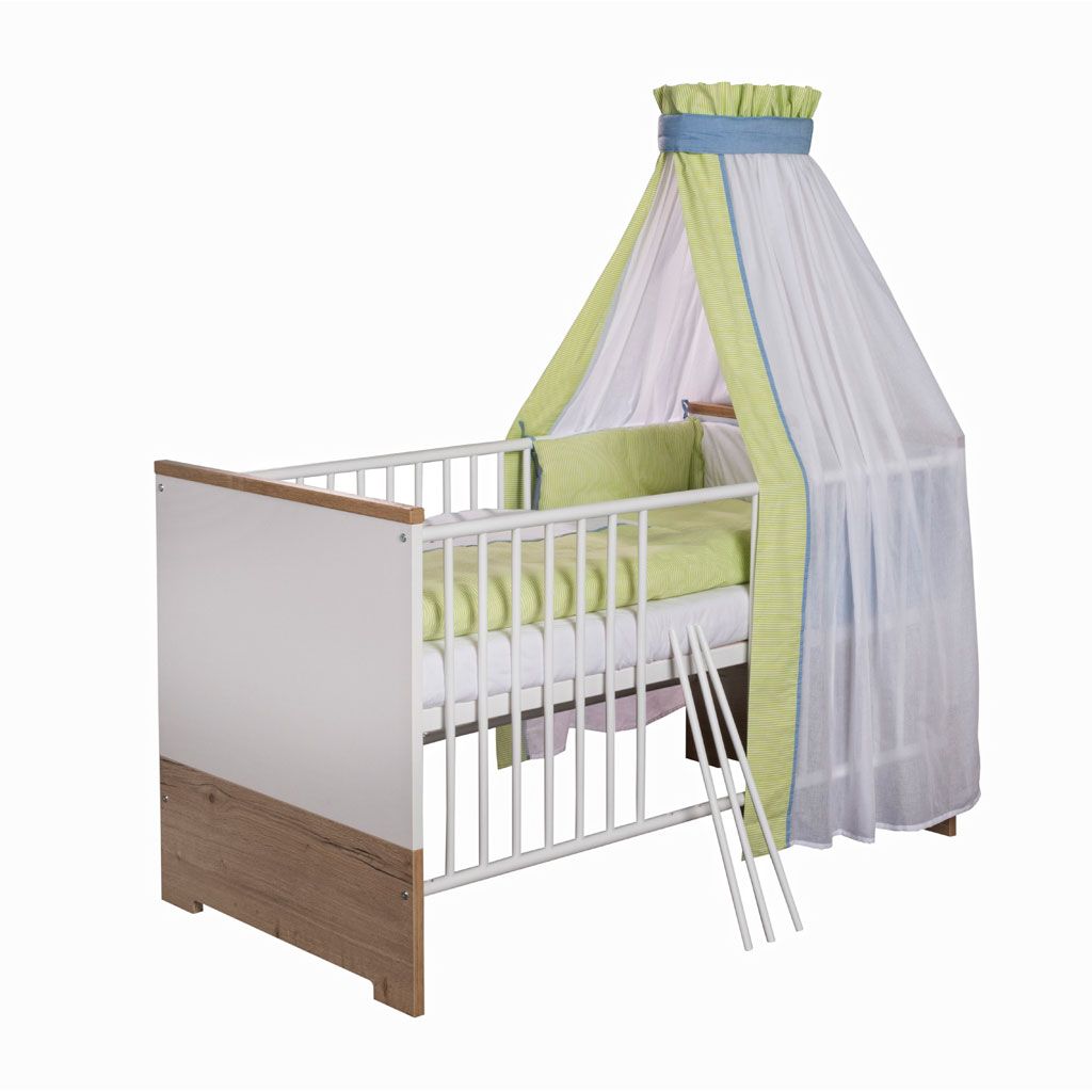 Schardt Eco Plus Kinderbett 70 x 140 cm Halifax Eiche/weiß