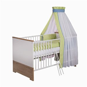 Schardt Eco Plus Kinderbett 70 x 140 cm Halifax Eiche/weiß
