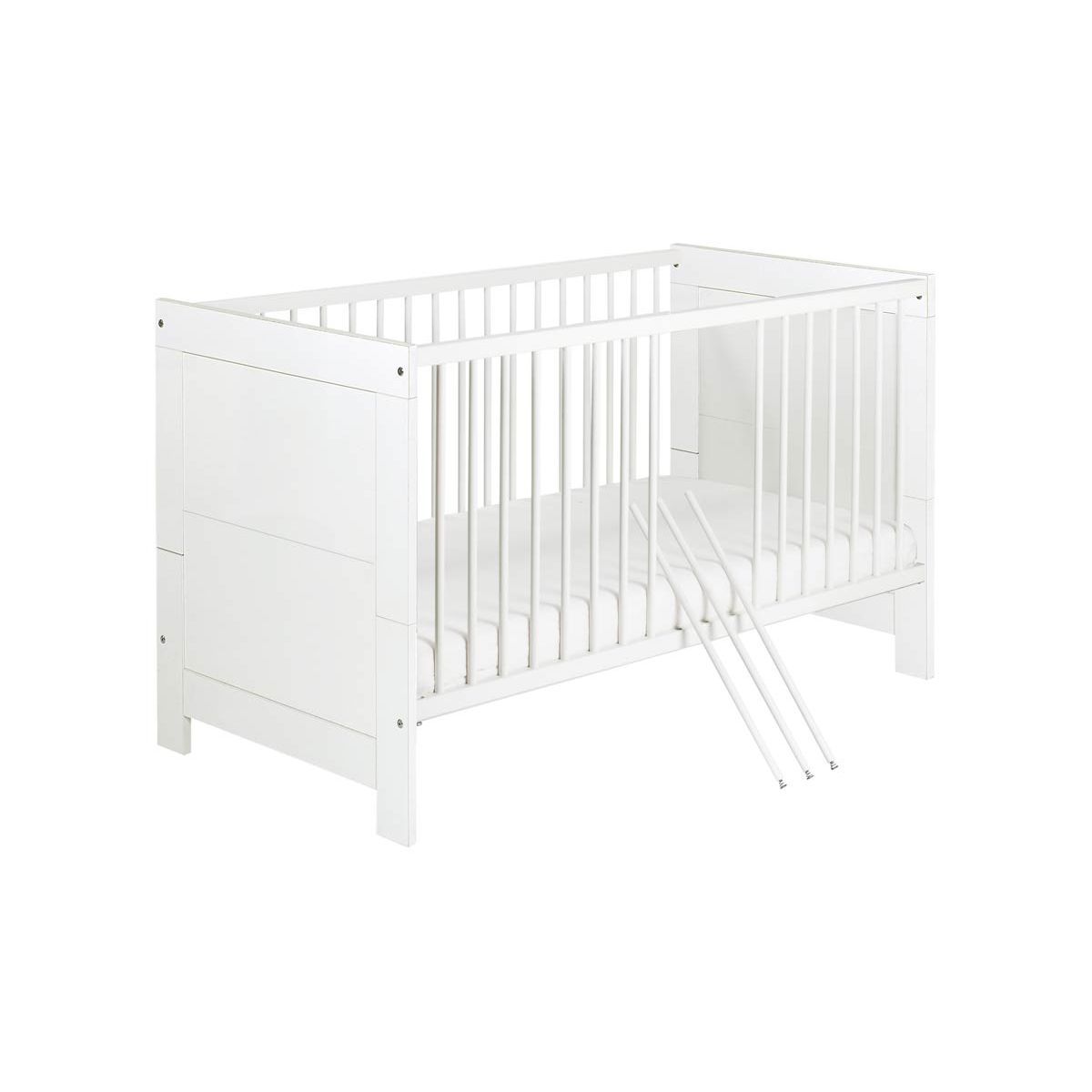 Schardt Nordic White Kinderbett 70 x 140 cm Dekor Weiß