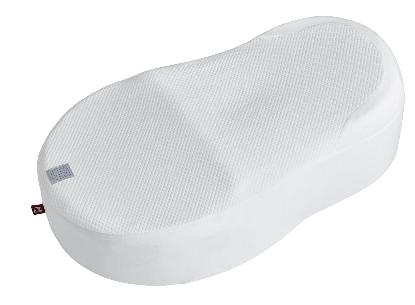 Red Castle Spannbettlaken für Cocoonababy® - Fleur de coton® weiß