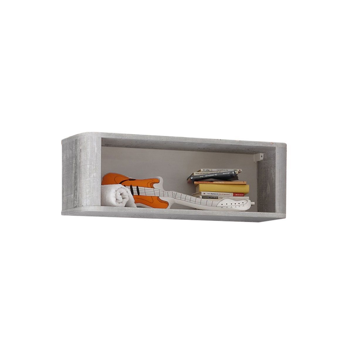 Mäusbacher Frieda Hängeregal vintage Wood Grey / weiß matt