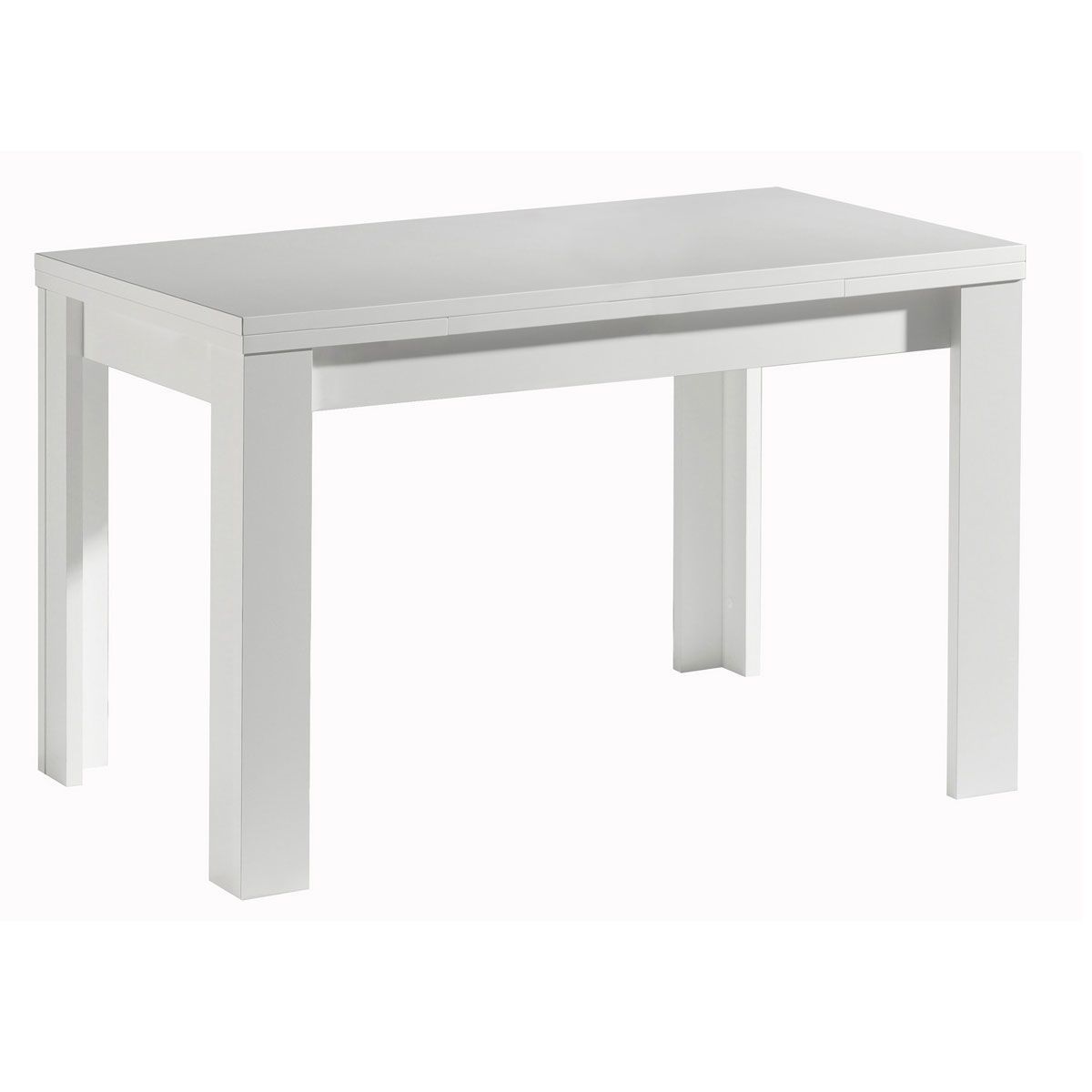 Mäusbacher Monzi Esstisch 110-166 cm weiß matt | ausziehbar