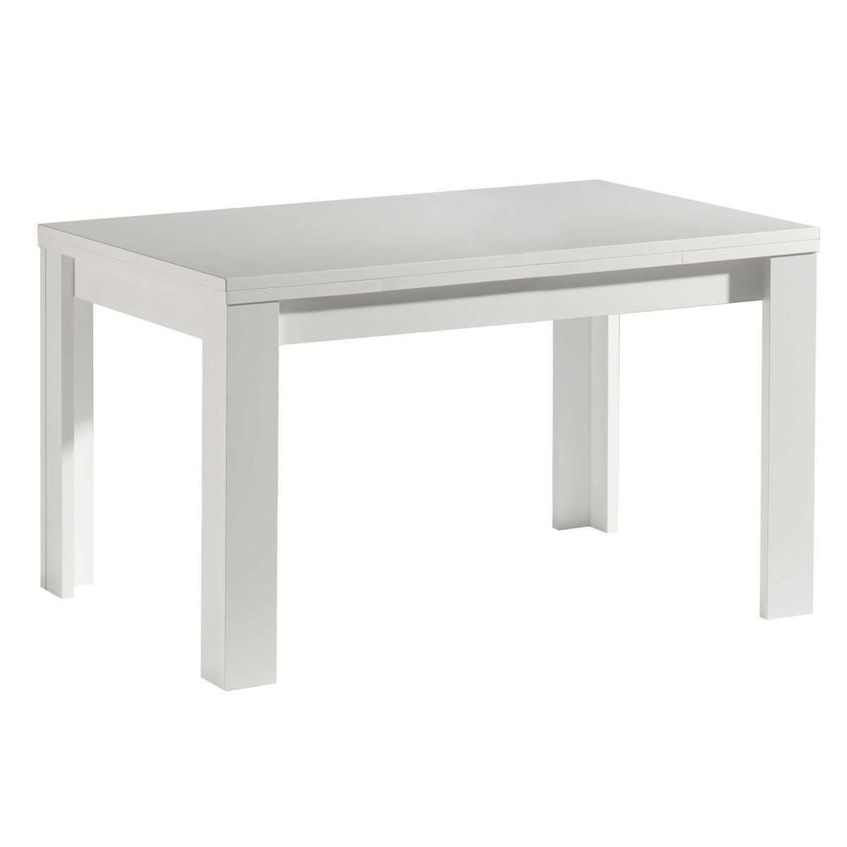 Mäusbacher Monzi Esstisch 120-176 x 80 cm weiß matt | ausziehbar
