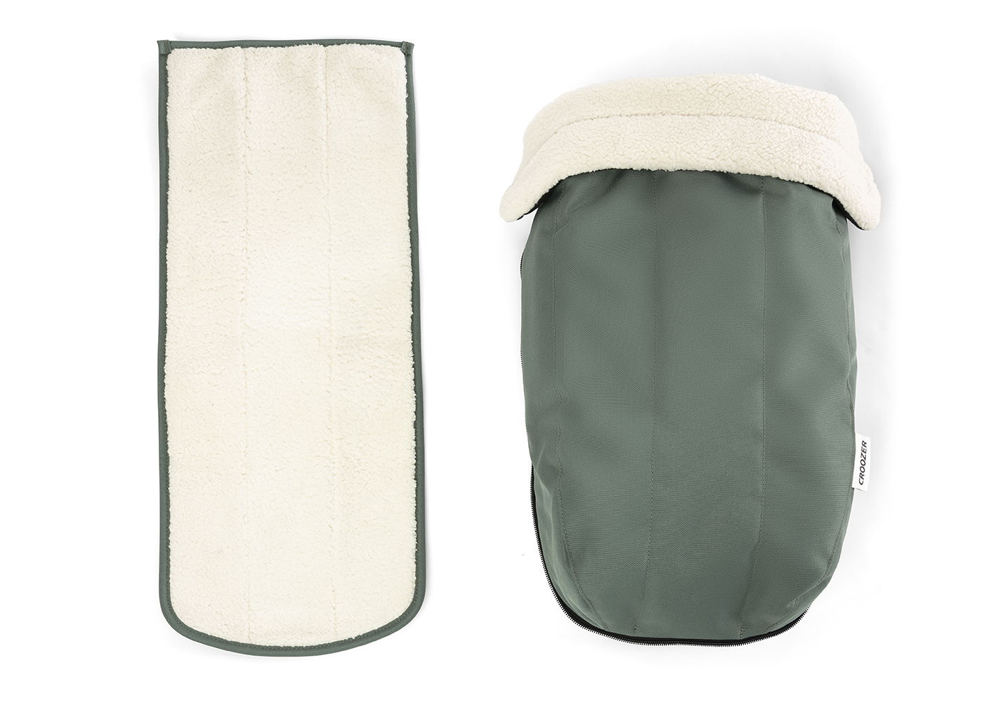 Croozer Babysitz Winter-Set Jungle green passend für Croozer Babysitze