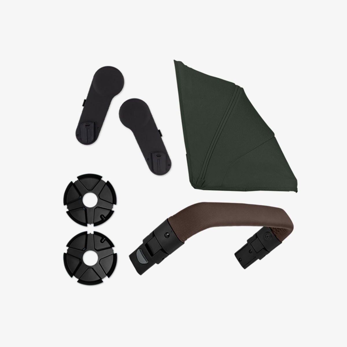 Joolz Geo3 Erweiterung Geschwister Forest Green