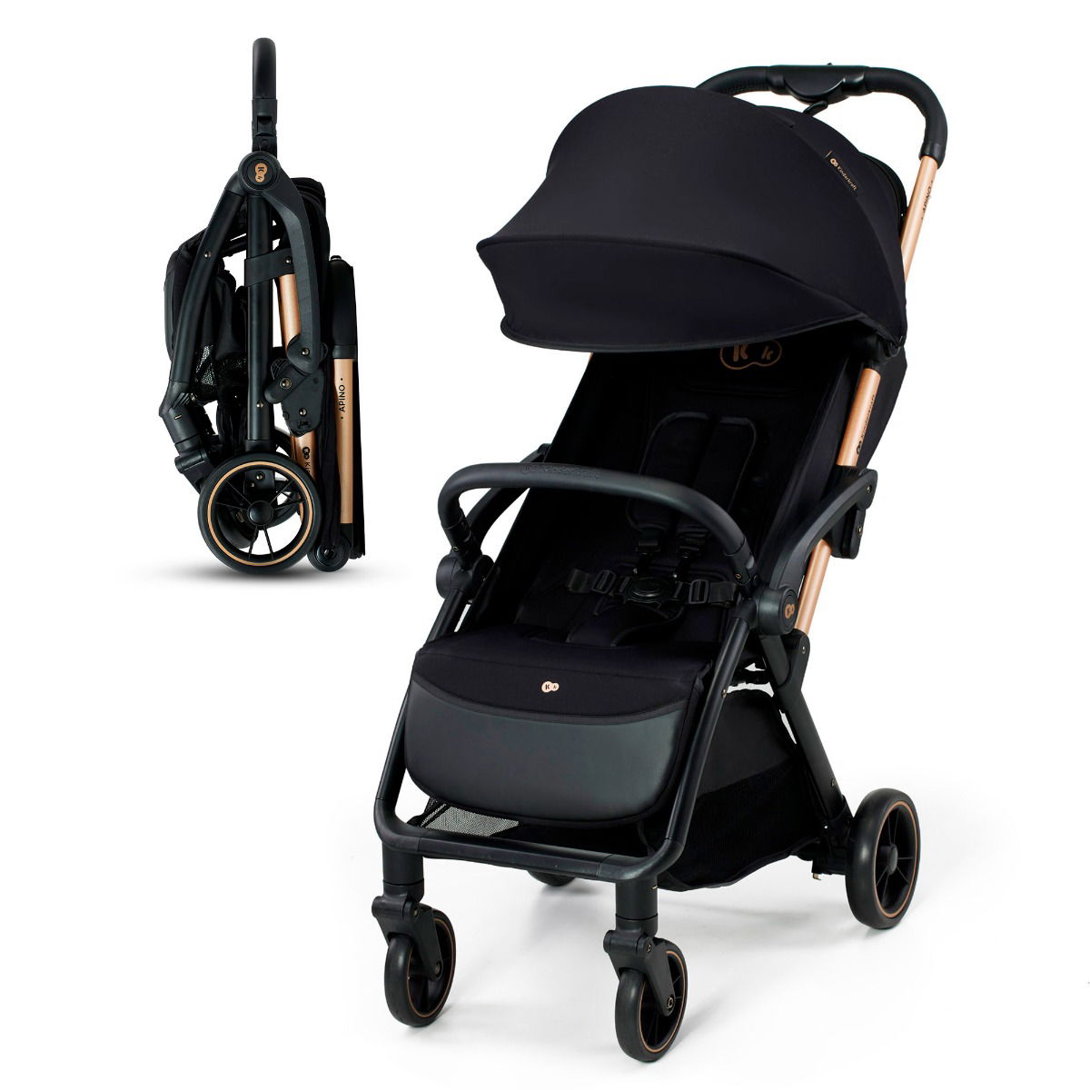 Kinderkraft Kinderwagen Apino raven black