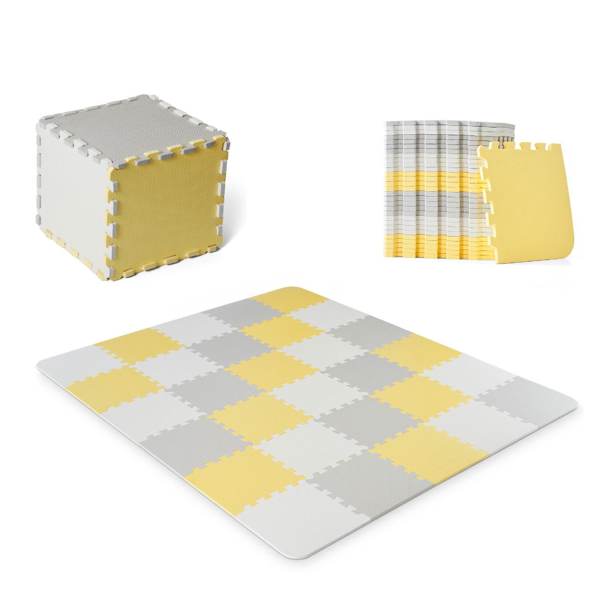 Kinderkraft LUNO-Schaumstoffmatte yellow