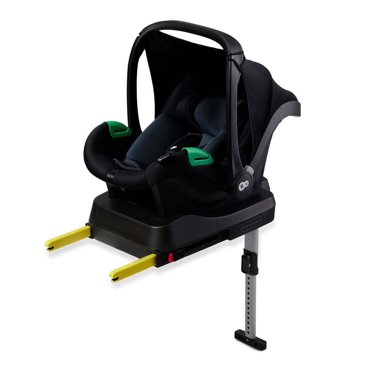Kinderkraft Kinderautositz mit Basisstation MINK PRO i-Size + MINK FX schwarz