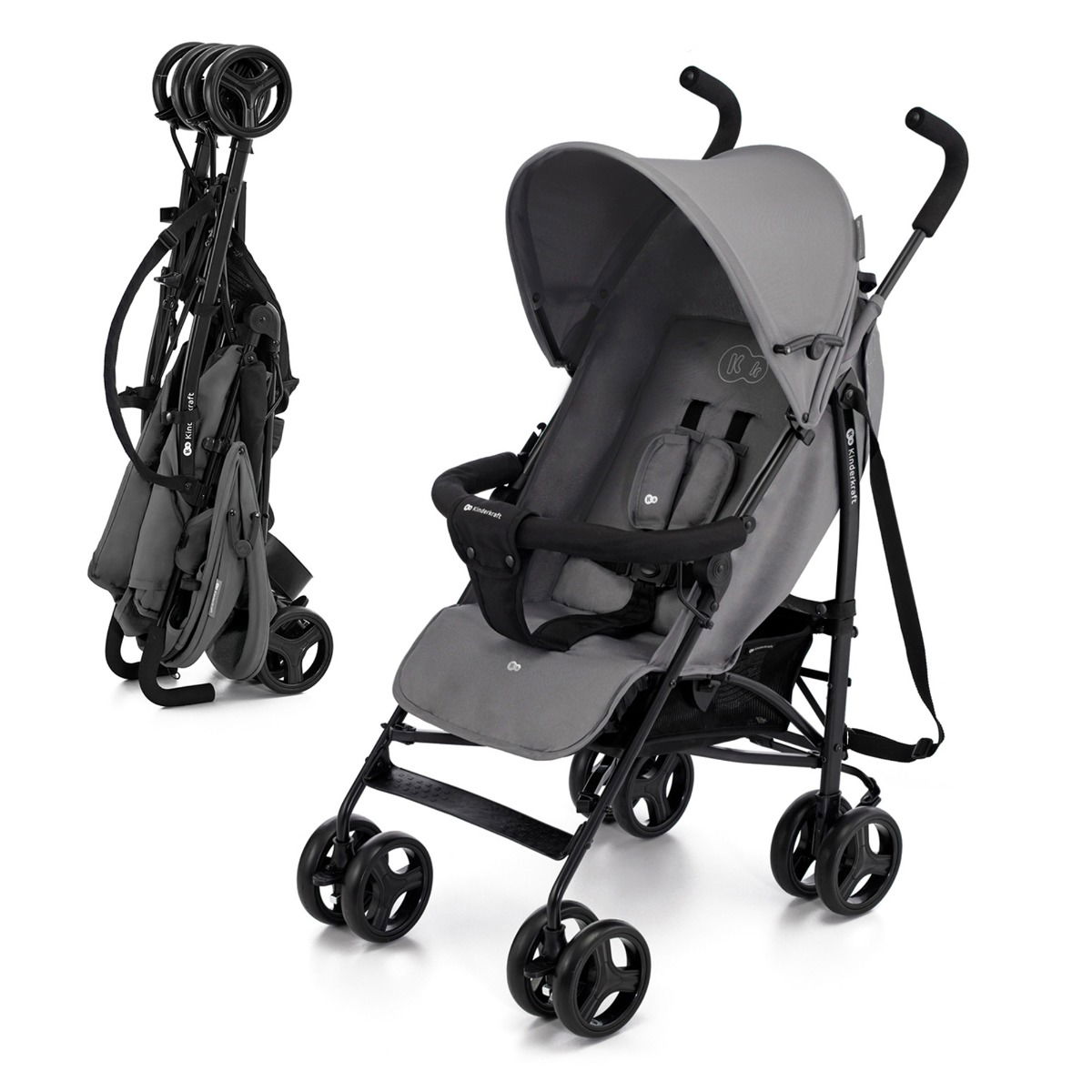 Kinderkraft Kinderwagen TIK stone grey