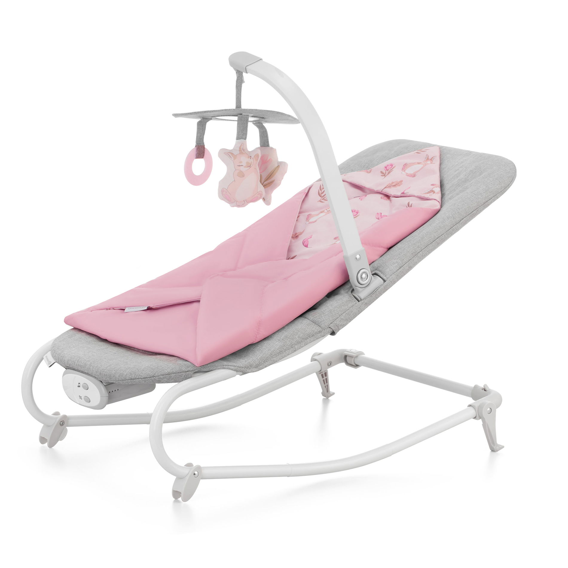 Kinderkraft Babywippe FELIO 2 peony rode