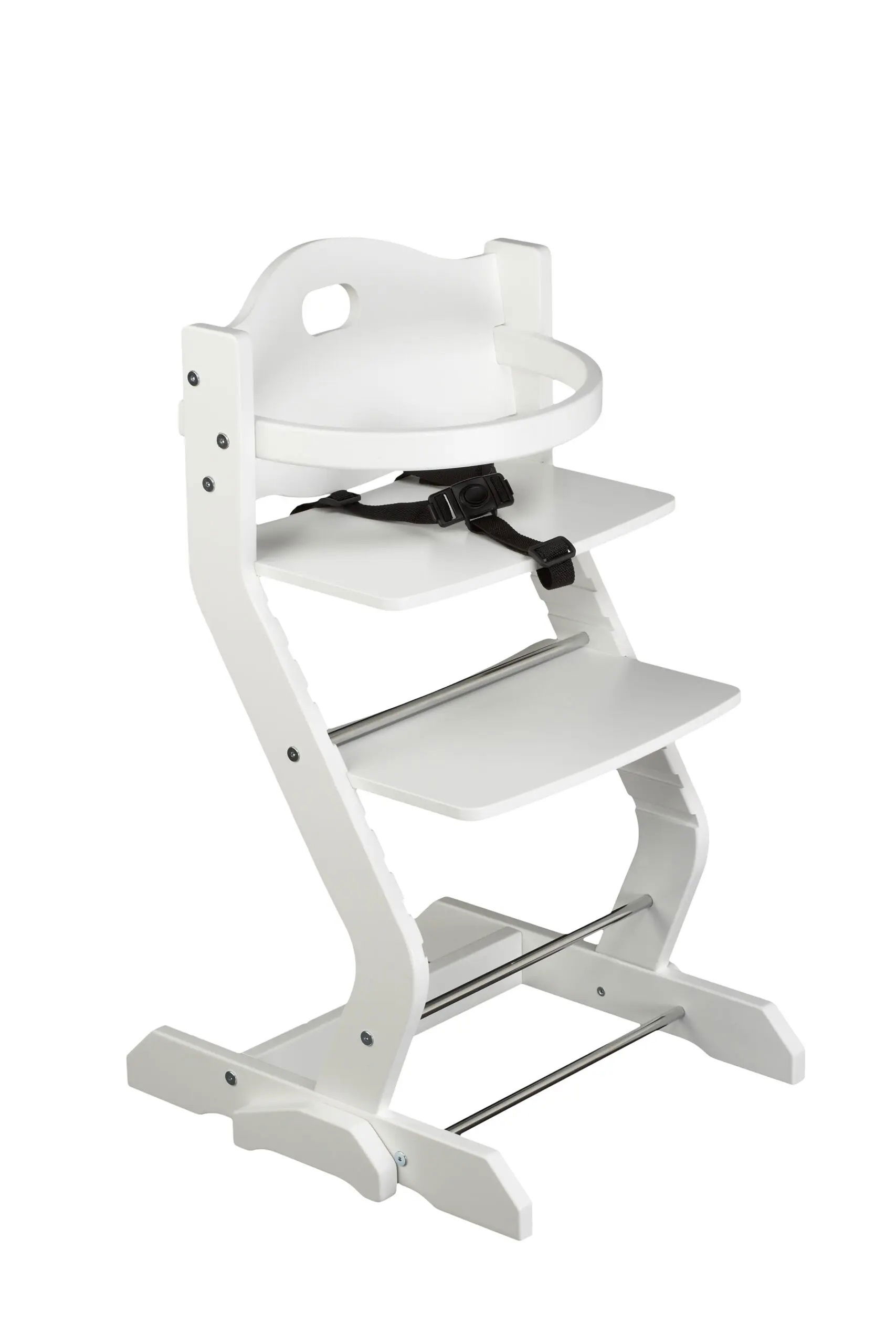 tiSsi Hochstuhl aus massiv Buche weiß der mitwachsende Kinderstuhl zum Aktionspreis