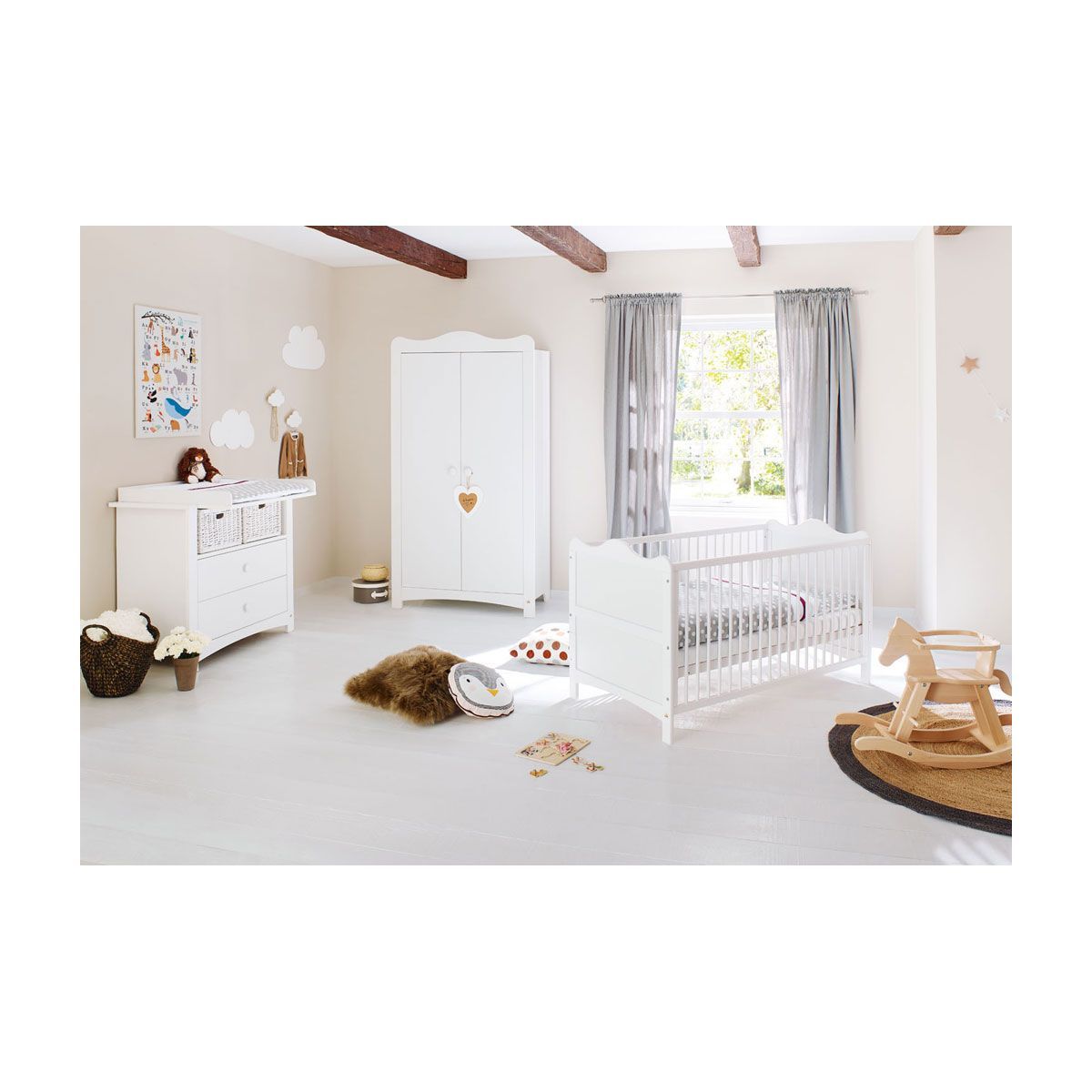 Pinolino Florentina Kinderzimmer breit 3 Teile