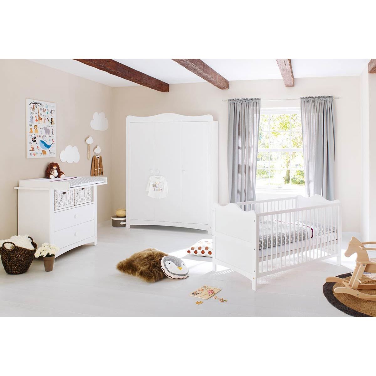 Pinolino Florentina Kinderzimmer breit groß 3 Teile