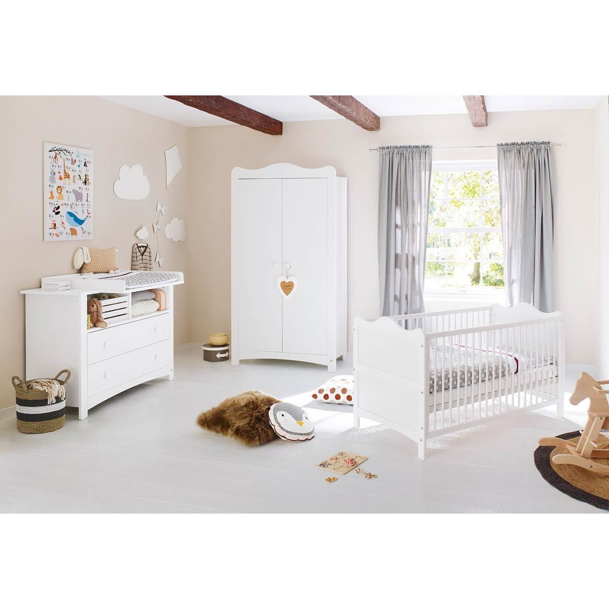 Pinolino Florentina Kinderzimmer extrabreit 3 Teile