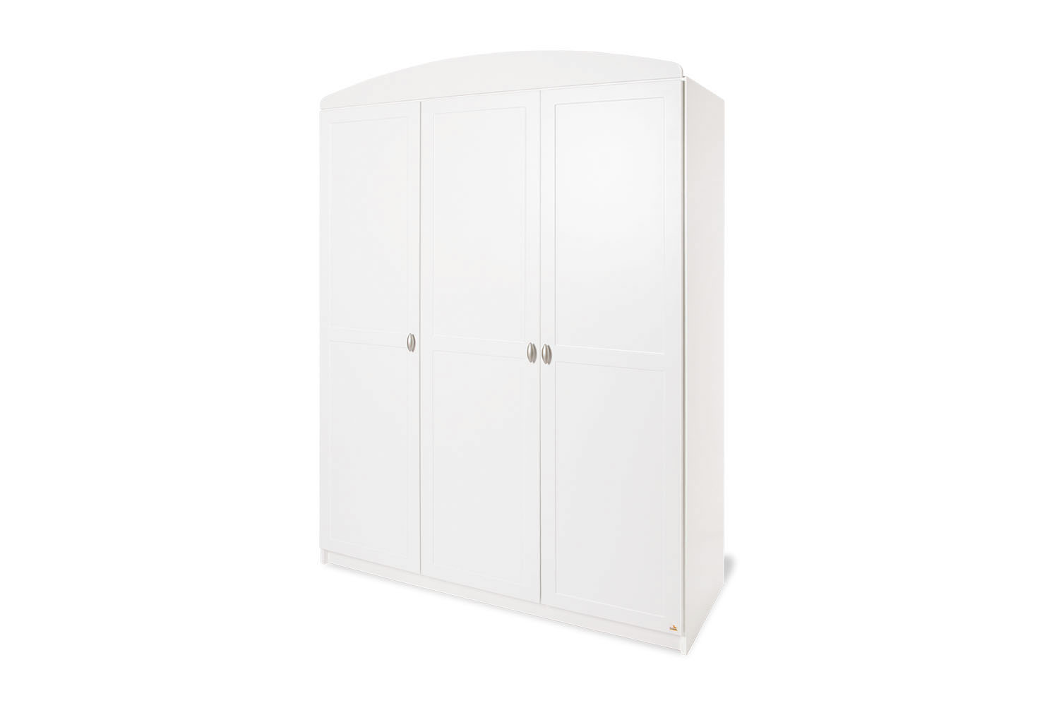 Pinolino Laura Kleiderschrank groß, weiß, 3-türig, 135cm x 57cm x 192cm