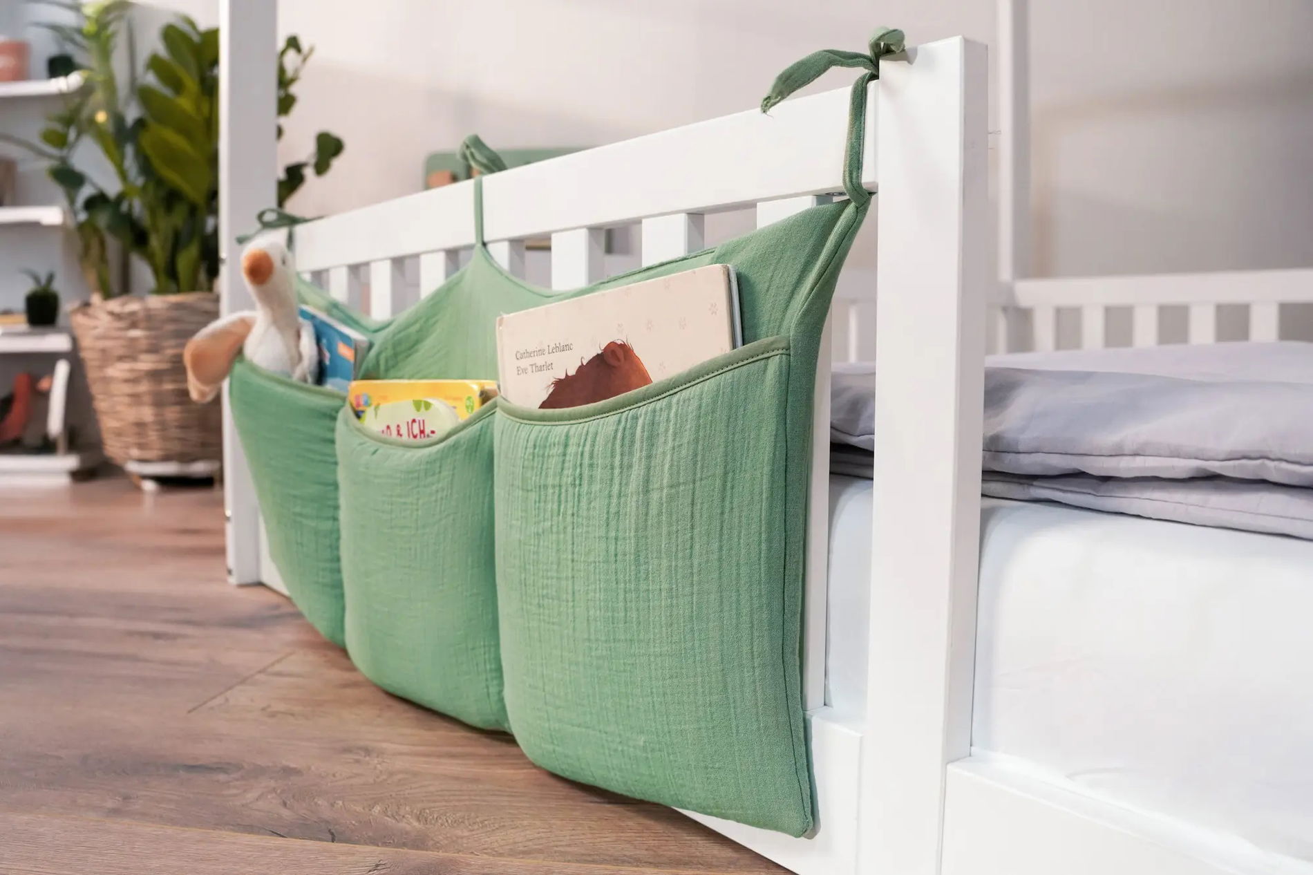 tiSsi® Organizer für Hausbetten grün