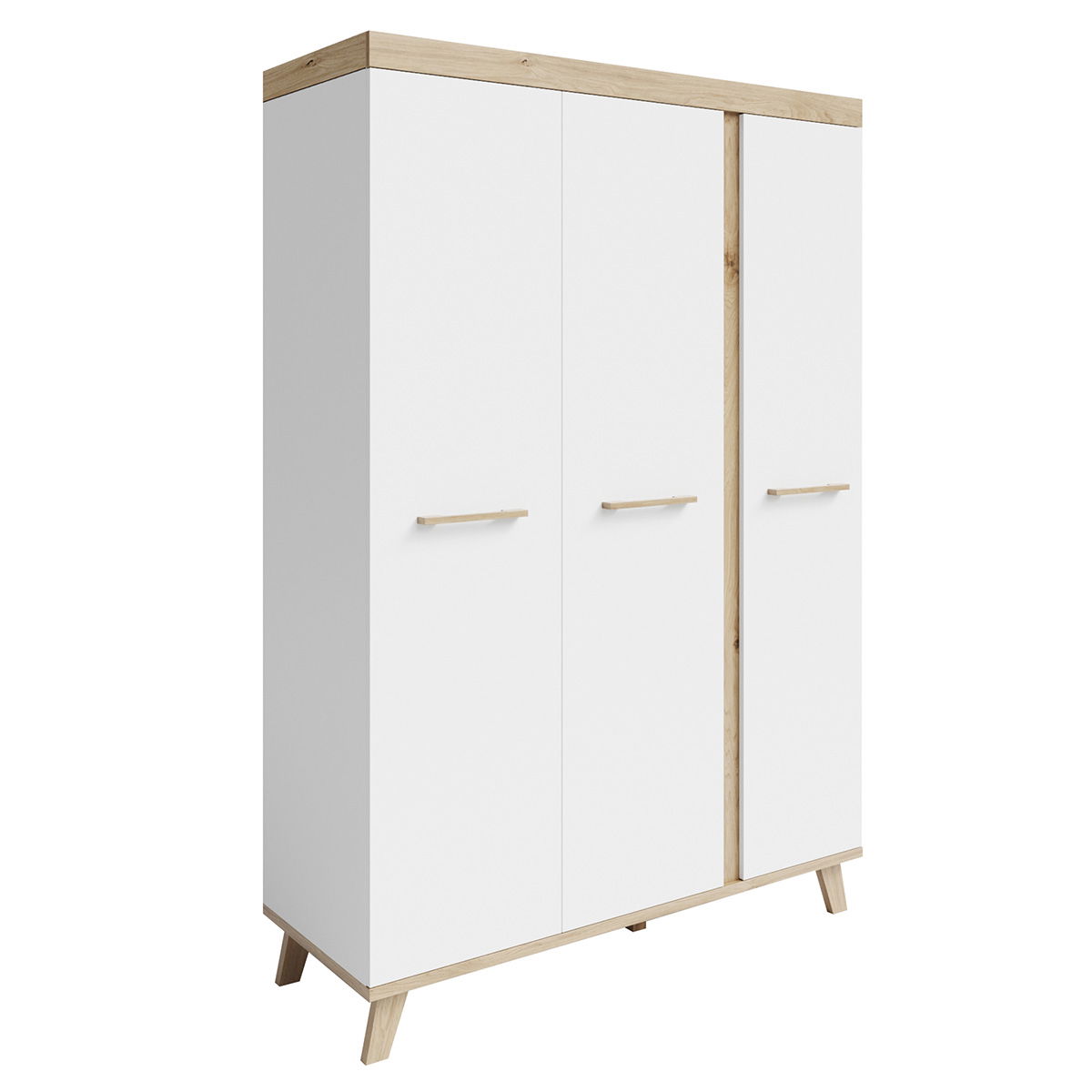 roba Smile Kleiderschrank 3T weiß