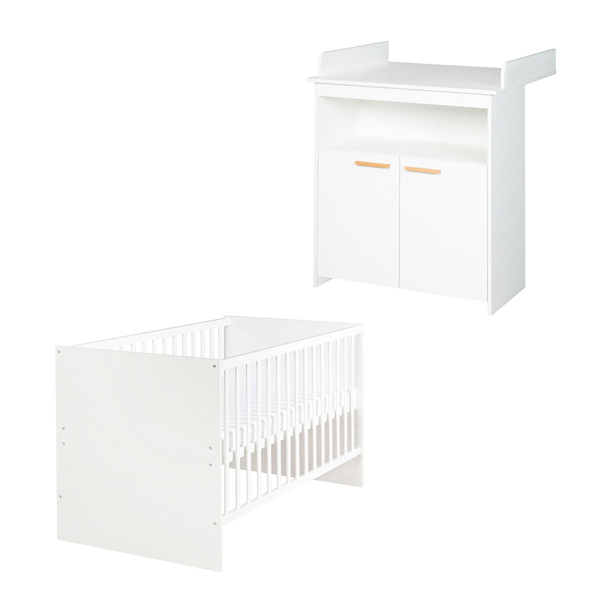 roba Anton Kinderzimmer Sparset Bett, Wickelkommode