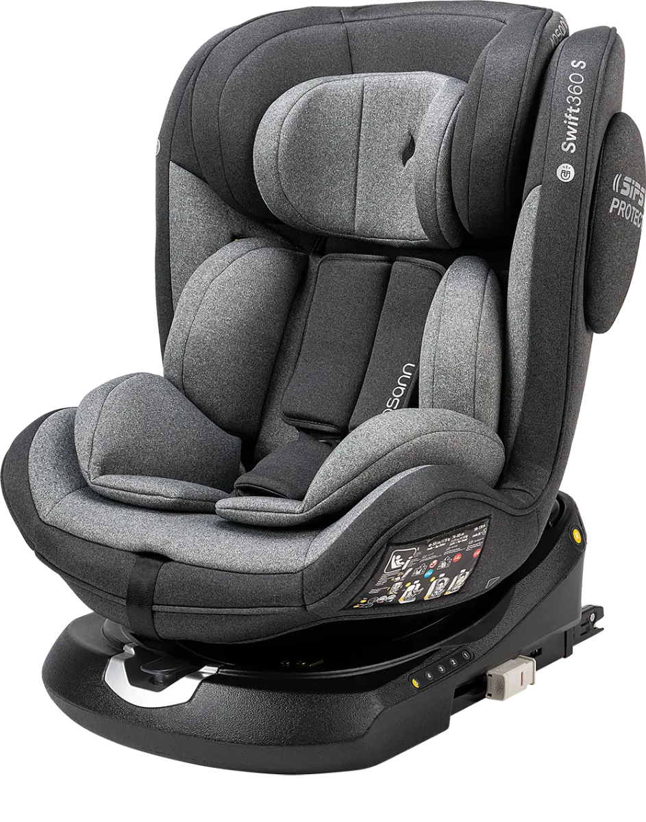 Osann Swift360 S i-Size Kindersitz Universe Grey ECE R129 | 76-150 cm