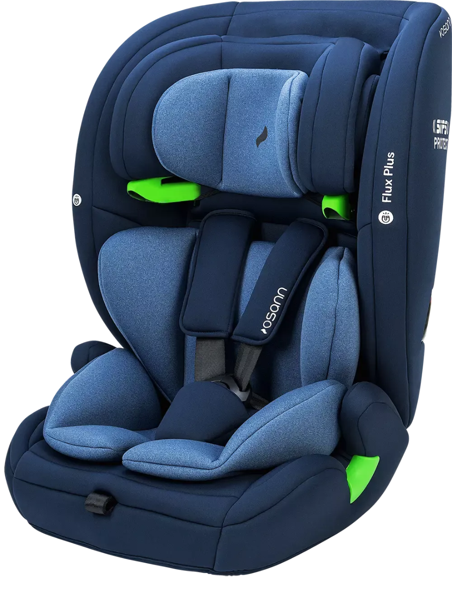 Osann Flux Plus i-Size Kindersitz Navy Melange ECE R129 |76-150 cm