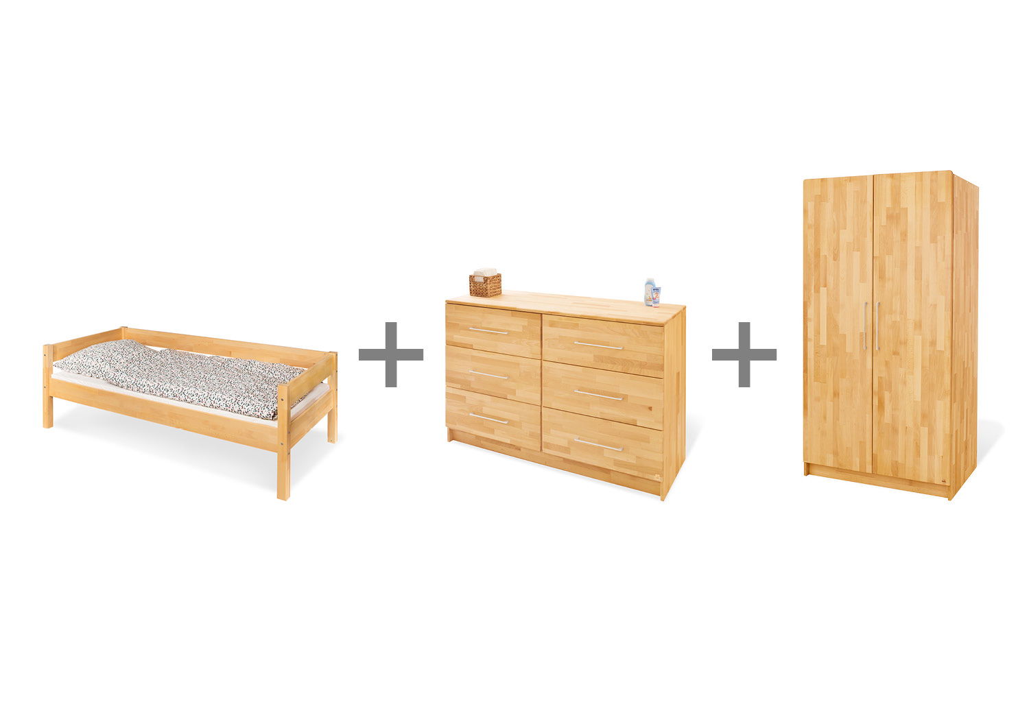 Pinolino Natura Jugendzimmer extrabreit 3 Teile