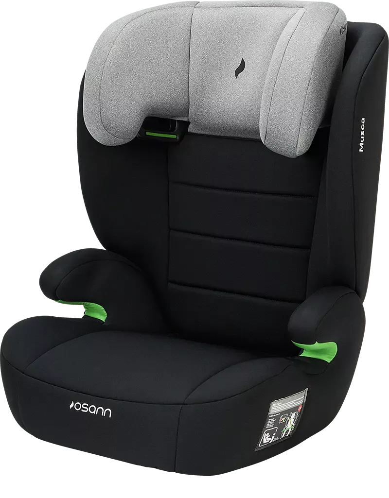Osann Musca i-Size Kindersitz Grey Melange ECE R129 | 100-150 cm