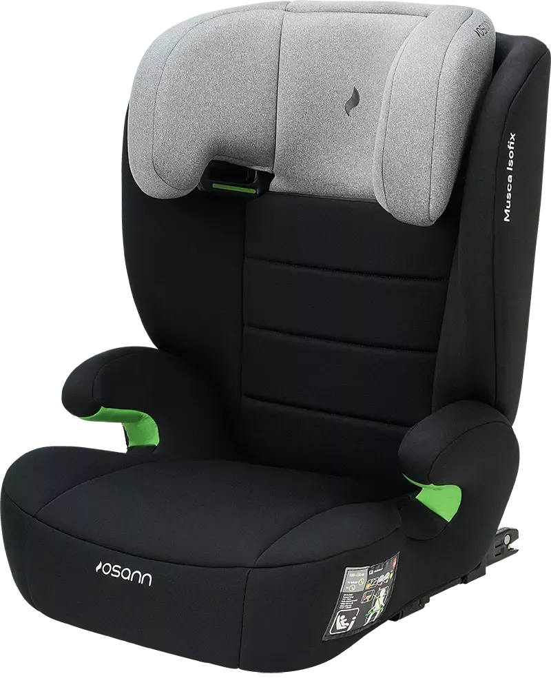 Osann Musca Isofix i-Size Kindersitz Grey Melange ECE R129 | 100-150 cm