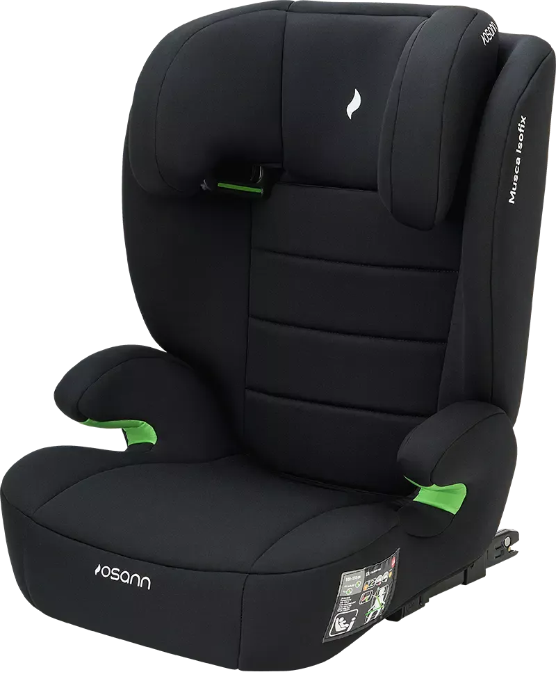 Osann Musca Isofix i-Size Kindersitz Black ECE R129 | 100-150 cm