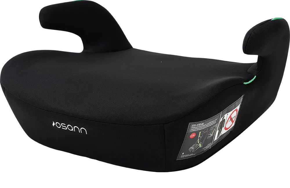 Osann Boost i-Size Sitzerhöhung All Black ECE R129 | 135 - 150 cm