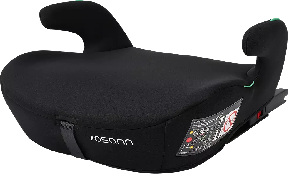Osann Boost Isofix i-Size Sitzerhöhung All Black ECE R129 | 135 - 150 cm