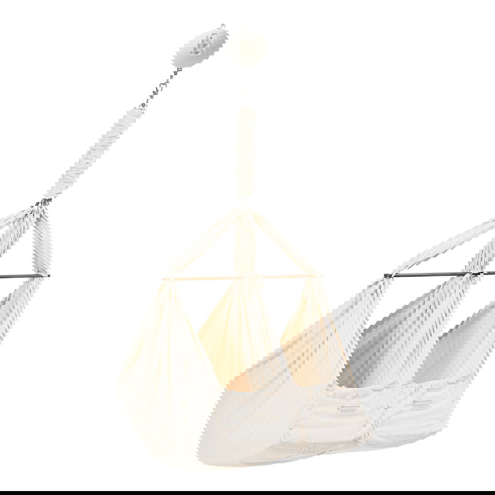 Moonboon Ökologische Zwillings-Federwiegen-Bundle Nature mit Motor Conect
